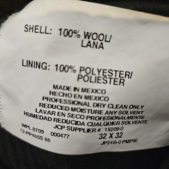 jf j.ferrar Charcoal Pinstripe Men's Suit - Picture 11 of 12